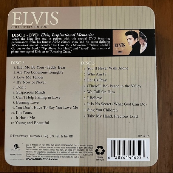 Elvis Presley Collector’s Edition 3-Disc Set (2 CDs and 1 DVD) - Picture 2 of 6